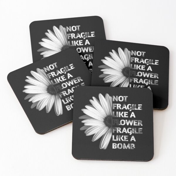 Item preview, Not Fragile Like A Flower Fragile Like A Bomb  designed and sold by SaraDarwish.