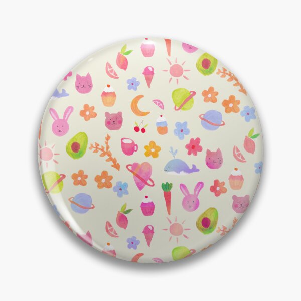 Item preview, Cute colorful animals watecolor pattern designed and sold by JaneVirak.