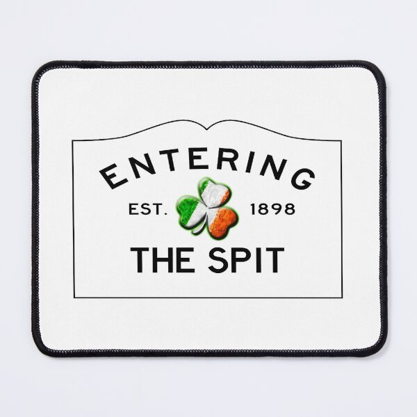 Item preview, Entering The Spit Road Sign - Scituate, Massachusetts w/Shamrock designed and sold by SouthShorePics.