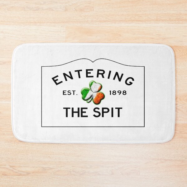 Item preview, Entering The Spit Road Sign - Scituate, Massachusetts w/Shamrock designed and sold by SouthShorePics.
