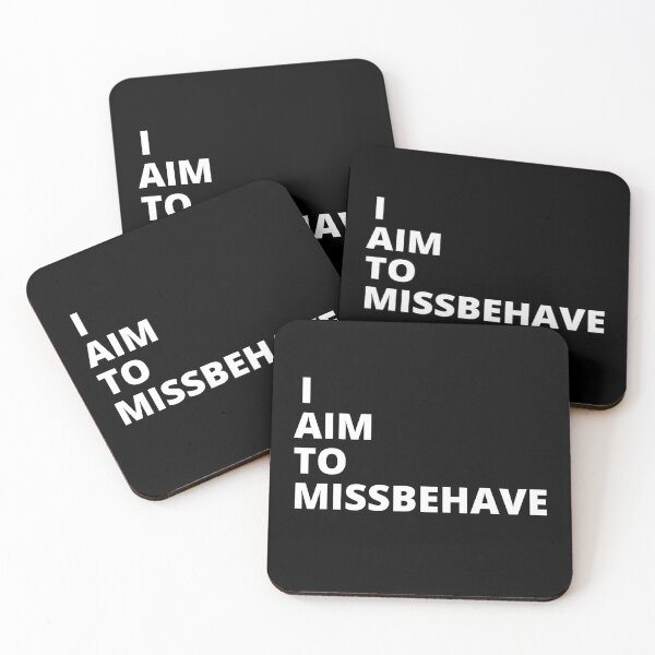 Item preview, I Aim Misbehave designed and sold by azy2shop.