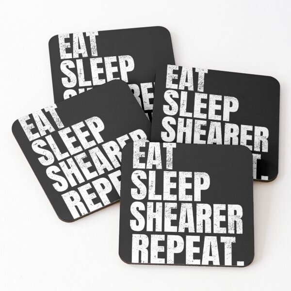 Item preview, Eat Sleep Shearer Repeat   designed and sold by Luciemaven.