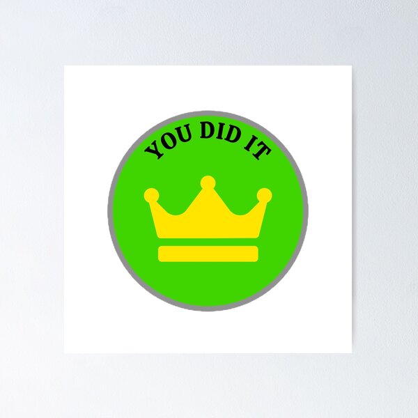 Item preview, You Did It The Best Teacher Crown Design designed and sold by BestTeacher.