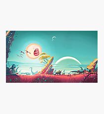Screaming sun - Rick and Morty Photographic Print