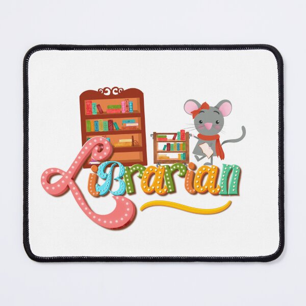 Item preview, Cute librarian mouse design designed and sold by amorprint.