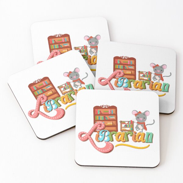 Item preview, Cute librarian mouse design  designed and sold by amorprint.