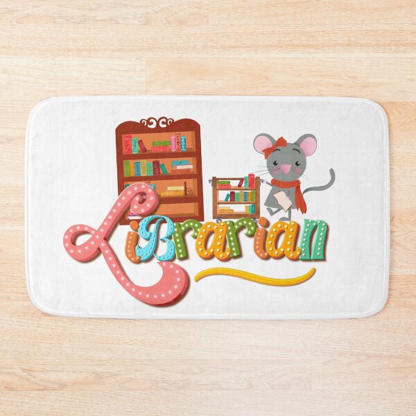 Item preview, Cute librarian mouse design  designed and sold by amorprint.