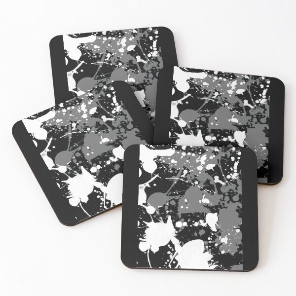 Item preview, Magpies Paint Spill   designed and sold by Luciemaven.