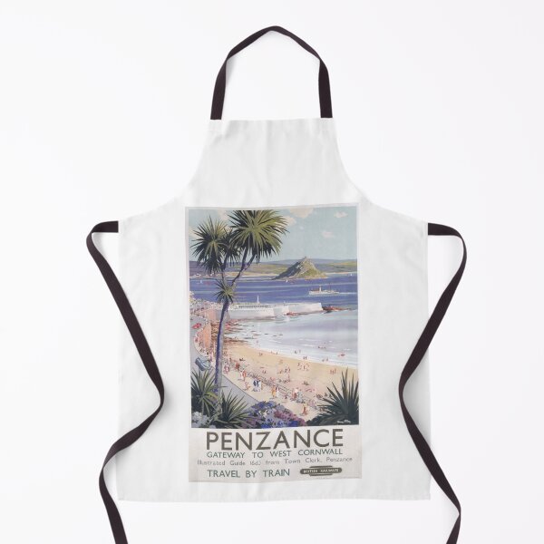 Item preview, Penzance, Cornwall - Vintage Railway Travel Poster - 1955 designed and sold by BASlade93.