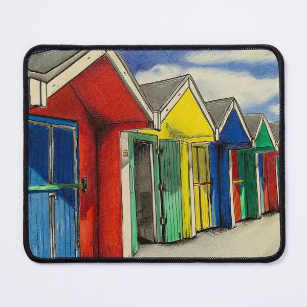 Item preview, Barry beach huts designed and sold by Karen Elaine Evans.