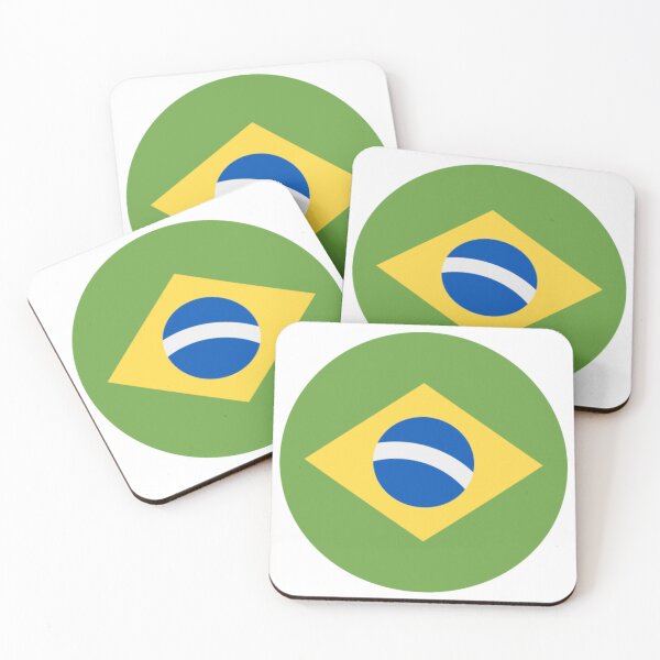 Item preview, round brazil flag designed and sold by andriassaputro.