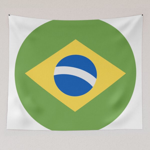 Item preview, round brazil flag designed and sold by andriassaputro.
