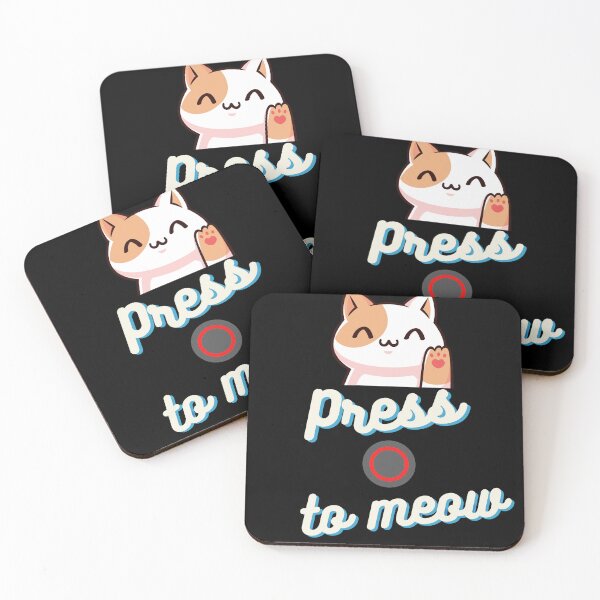 Item preview, Press O To Meow  designed and sold by RIBI-Shop.