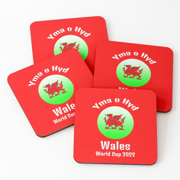 Item preview, wales World Cup 2022 Yma o Hyd designed and sold by Aurorapod.