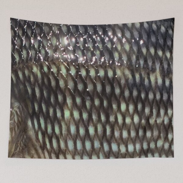 Item preview, Black Sea Bass Scales (Natural) Pattern designed and sold by CJRPics.