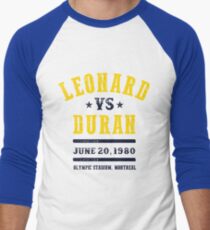 Leonard gegen Duran Baseballshirt für Männer