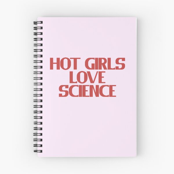 Item preview, Hot Girls Love Science - Red Bold Text designed and sold by Chubuter.