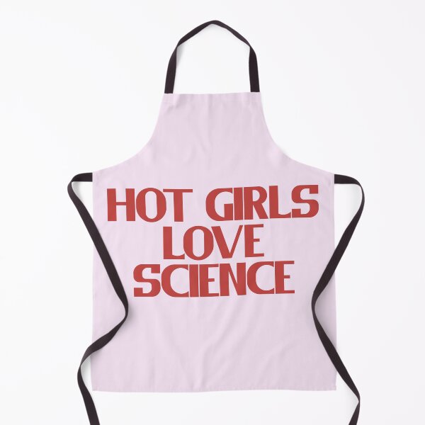 Item preview, Hot Girls Love Science - Red Bold Text designed and sold by Chubuter.