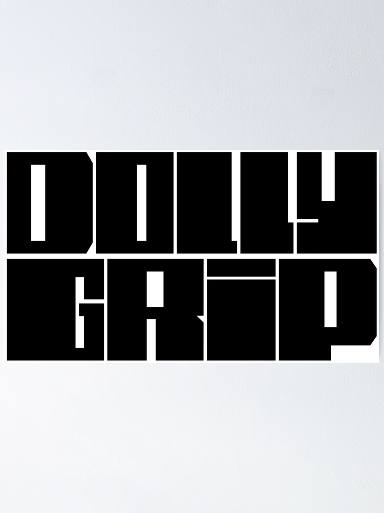 "Dolly Grip film crew black logo" Poster for Sale by RangedLeft Redbubble
