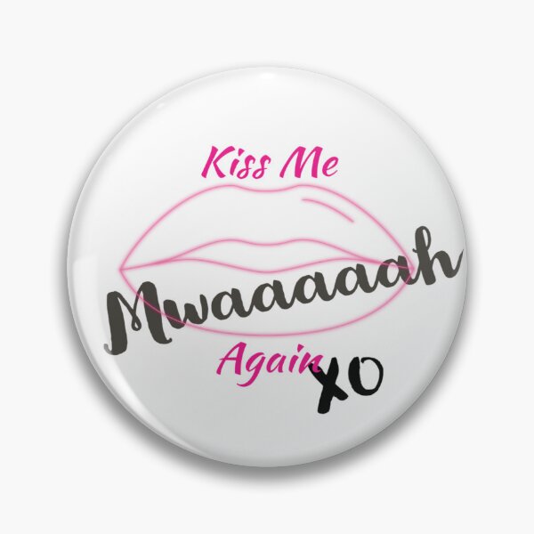Item preview, Gorgeous Minimalist Kiss Me Again designed and sold by ImaginedCo.