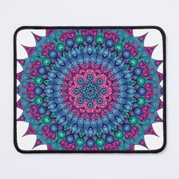 Item preview, Mandala Inspired Design in Colors #7 designed and sold by ZenDrawings.