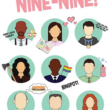 Artwork thumbnail, Brooklyn Nine-Nine Squad by Sonshine Art