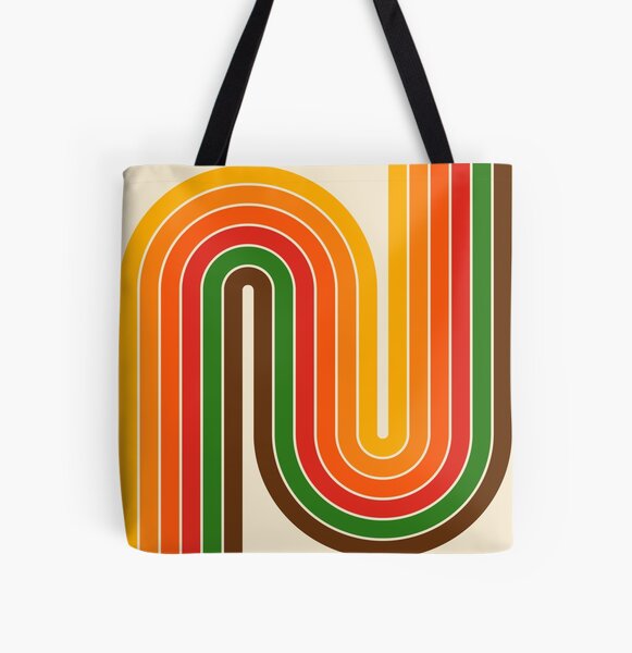 1pc Fashionable Tote Bag With Gradient Color & Geometric Pattern