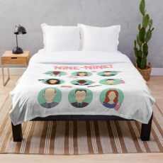 Brooklyn Neun-Neun-Kader Fleecedecke