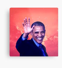 Obama - Coloring Book Metal Print