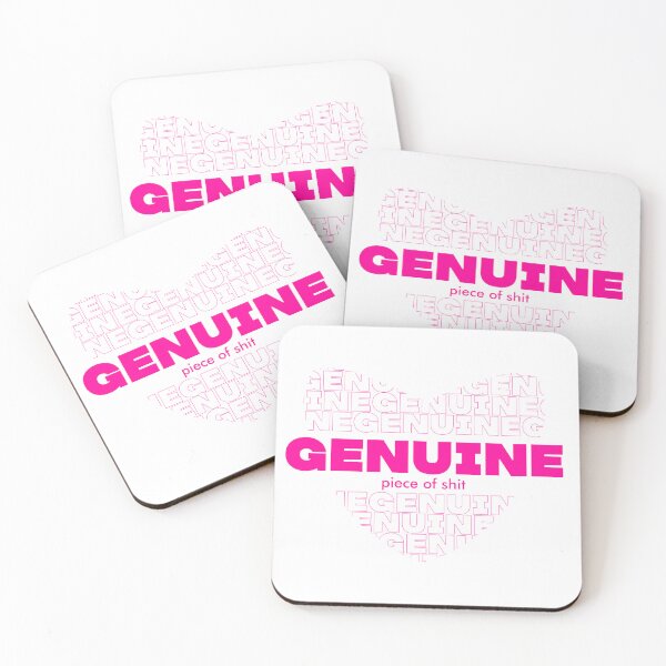 Item preview, Genuine piece of shit funny quoted design.  designed and sold by candytees.