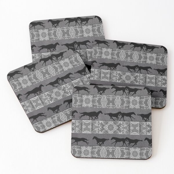 Item preview, Leather and Horses - Grey designed and sold by dealchica.