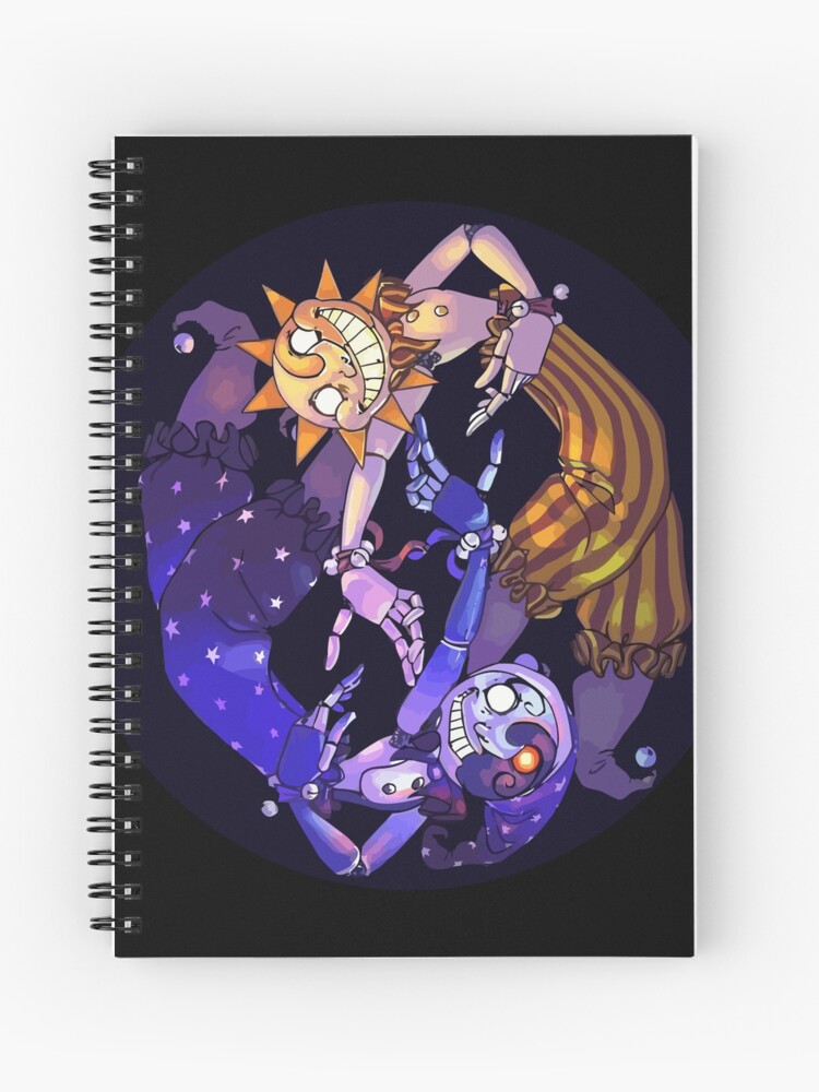 Main Animatronics: FNAF Security Breach Spiral Notebook 