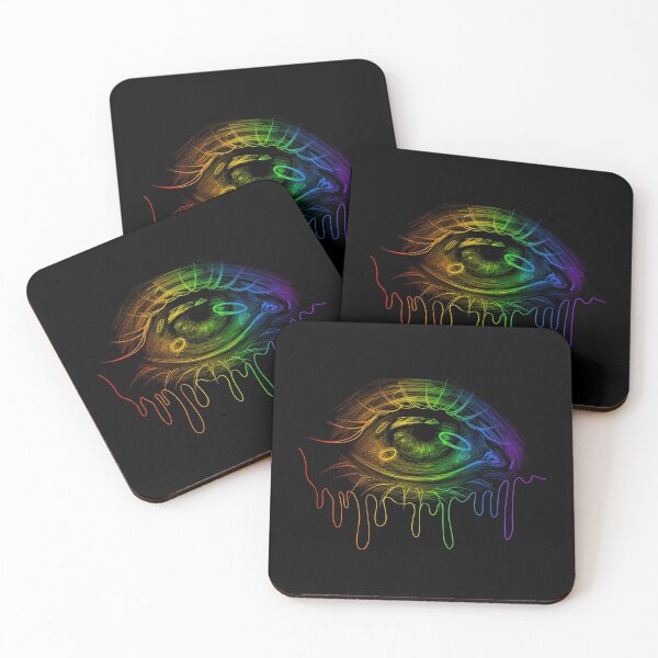 Item preview, rainbow eye designed and sold by mel0die.