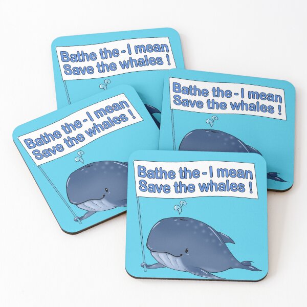 Item preview, bathe the save the whales designed and sold by NatureImagine.