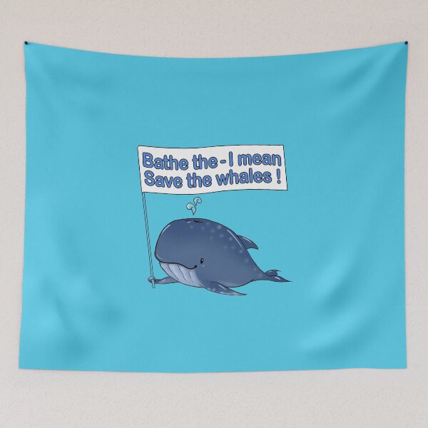 Item preview, bathe the save the whales designed and sold by NatureImagine.