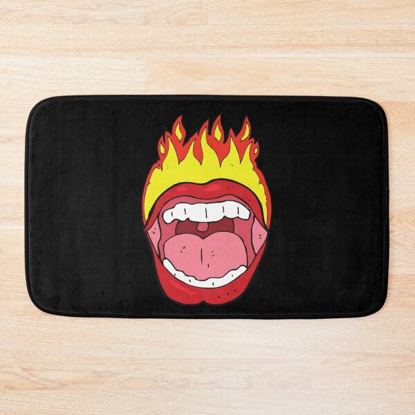 Item preview, Flaming Red Lips designed and sold by PotluckPrints.