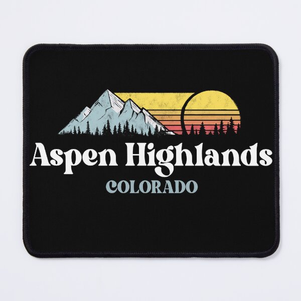 Item preview, Aspen Highlands,COLORADO,Ski Snowboard Hiking designed and sold by SiloPressCo.
