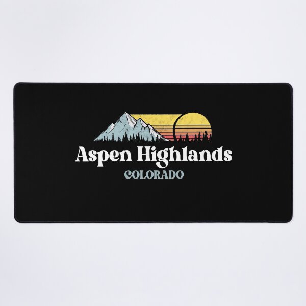 Item preview, Aspen Highlands,COLORADO,Ski Snowboard Hiking designed and sold by SiloPressCo.