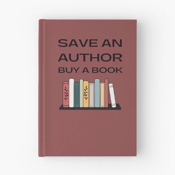 Item preview, Save an author. Buy a book. - Black font designed and sold by E-Eden.