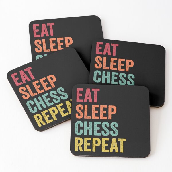 Item preview, Eat Sleep Chess Repeat designed and sold by SarahJisri.