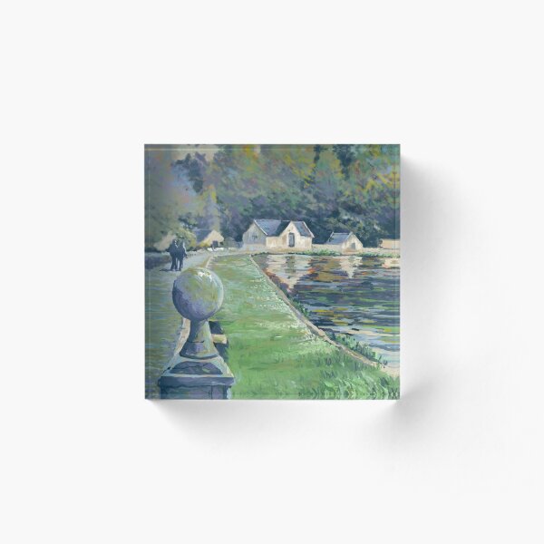Walking by Melbourne Pool Acrylic Block