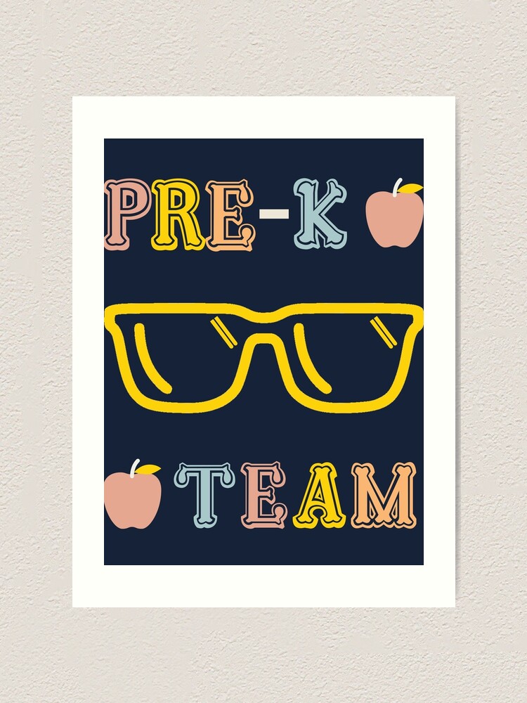 Pre K Team Back To School Preschool Pre Kindergarten Teacher | Etsy