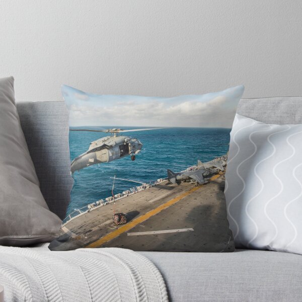 Item preview, STK107790M-An MH-60S Sea Hawk helicopter delivers supplies to USS Bonhomme Richard. designed and sold by StocktrekImages.