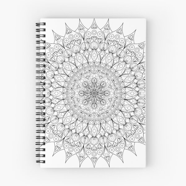 Item preview, Mandala Inspired Design in Black & White #7 designed and sold by ZenDrawings.