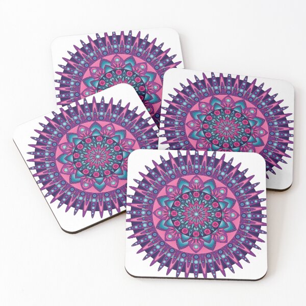 Item preview, Mandala Inspired Design in Colors #8 designed and sold by ZenDrawings.