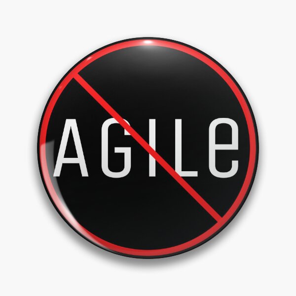 Item preview, No Agile Sign designed and sold by trendingatees.