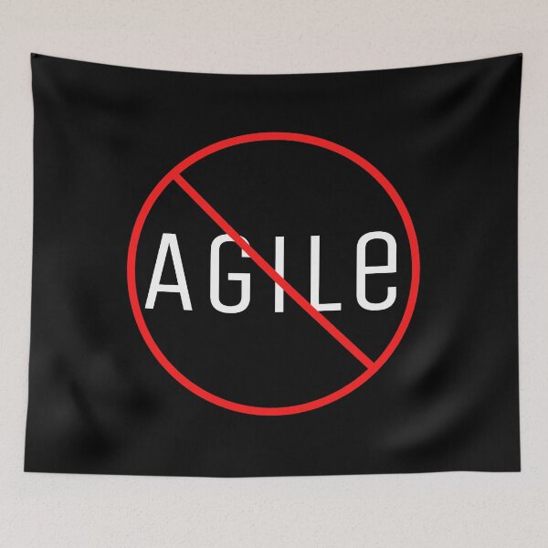 Item preview, No Agile Sign designed and sold by trendingatees.