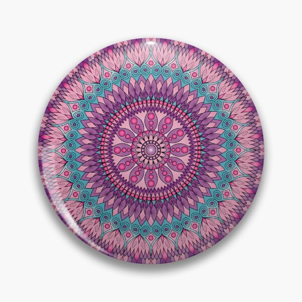 Item preview, Mandala Inspired Design in Colors #9 designed and sold by ZenDrawings.