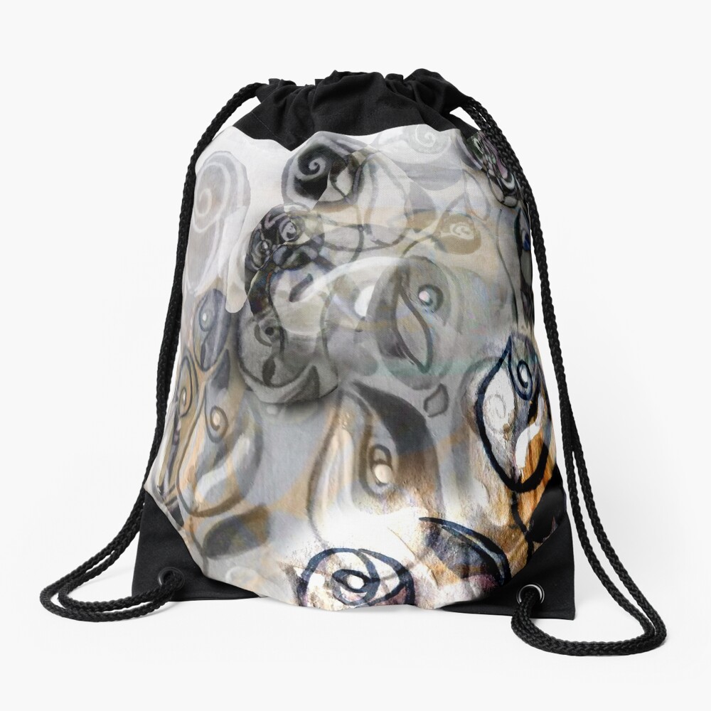 Stone Roses Drawstring Bag