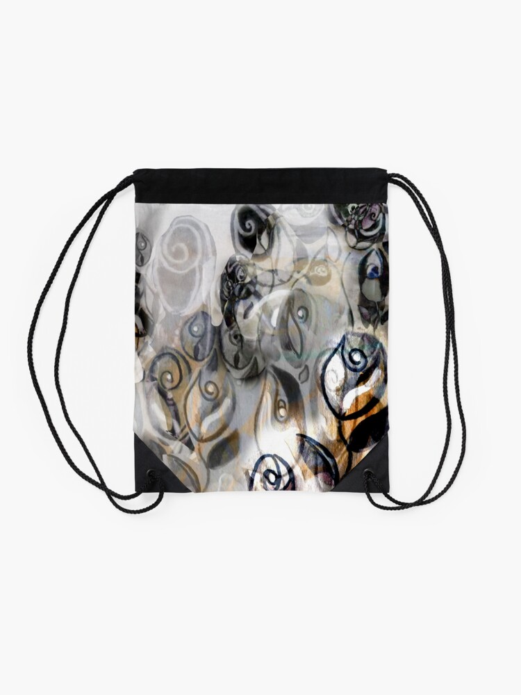 Alternate view of Stone Roses Drawstring Bag